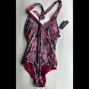 Laundry | NEW W/ TAG Fuchsia Floral One-Piece Women's Bathing Suit - Size S/P
